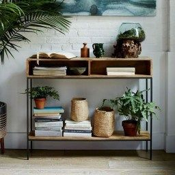 50 Inspiring Console Table Ideas - Homyhomee | Industrial intended for Industrial Interior Design Furniture