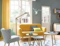 Living Room Design Yellow