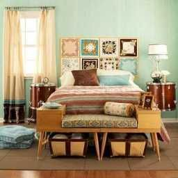 Antique Bedroom Furniture Ideas | Bedroom Vintage, Retro in Retro Bedroom Design Ideas