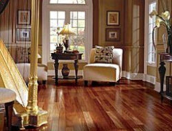 Living Room Wooden Floor Design