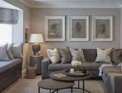 Gray And Brown Living Room Design