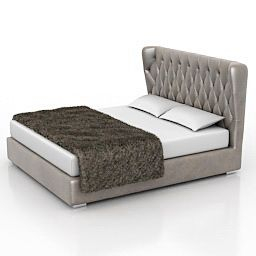 Download 3D Bed | Bed, Furniture, Home Decor with regard to Furniture Box Bed Design