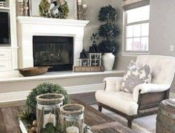 Living Room Design Around Fireplace