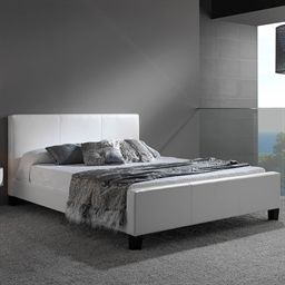 Euro California King Platform Bed - Pure White (With Images intended for Bedroom Platform Design