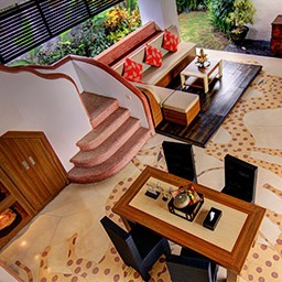 Executive Suite, 2 Bedroom Pool Villa Bali - Villa Seminyak with Pool Table Living Room Design
