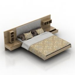 Free 3Ds Max Bed 3D Model | 3Ds Max Design, Bed, 3D Model in 3D Bedroom Design Drawing