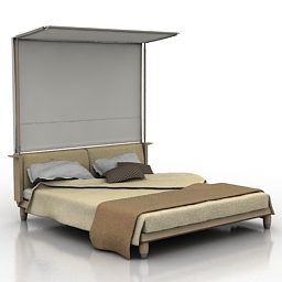 Home Double Bed Design Free 3D Model - .3Ds - Open3Dmodel inside Bedroom Furniture Design 2019