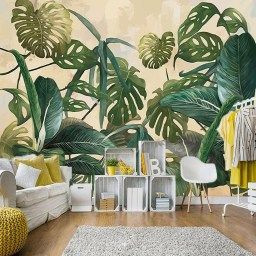Latest Wall Painting Ideas For Home To Try 13 | Summer inside Tropical Living Room Design Ideas