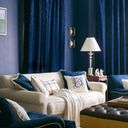 Living Room Navy Blue And Red Design, Pictures, Remodel with Blue Colour Bedroom Design