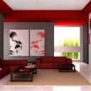 Living_Interiors | Paint Colors For Living Room, Living Room inside Red Colour Bedroom Design