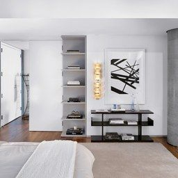 Master Bedroom Of A New York City Loft | Minimalist Bedroom within New York Bedroom Design