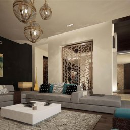 Modern Islamic Interior Design - Cas with 1 Bhk Furniture Design