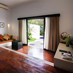 Three Bedroom Private Pool Villa - The Seminyak Suite with 20 Sqm Living Room Design