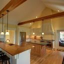 Yellow Wood And With Cross Beams | Craftsman Kitchen with regard to Craftsman Style Kitchen Design