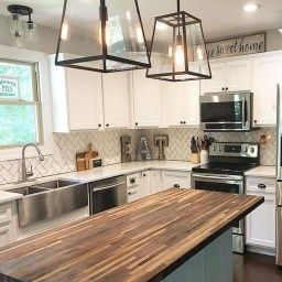 48 Stunning Quartz Backsplash Kitchen Ideas | Trendy regarding Industrial Home Kitchen Design