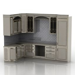Kitchen 3D Model | Kitchen 3D Model, Almirah Designs, Home for Almirah Design For Small Bedroom